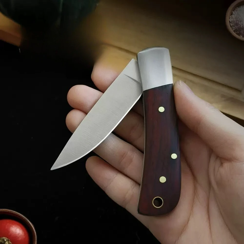 Pelador portátil plegable de madera para frutas y verduras exteriores - imagen 5