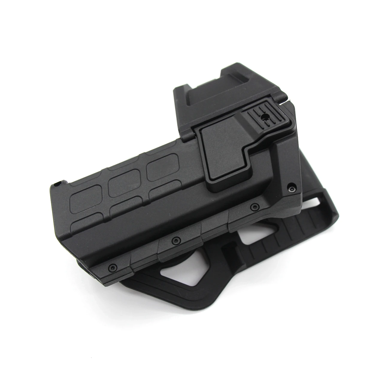 Funda para pistola P320, funda para pistola con bloqueo móvil táctico con linterna, funda para pistola montada con láser para P320 - imagen 4