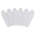 6pcs White
