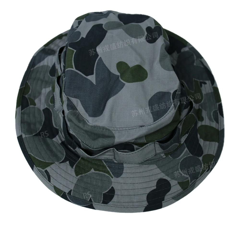 Parasol de camuflaje táctico para exteriores, protector solar transpirable, sombrero de ala corta, Color personalizable - imagen 5