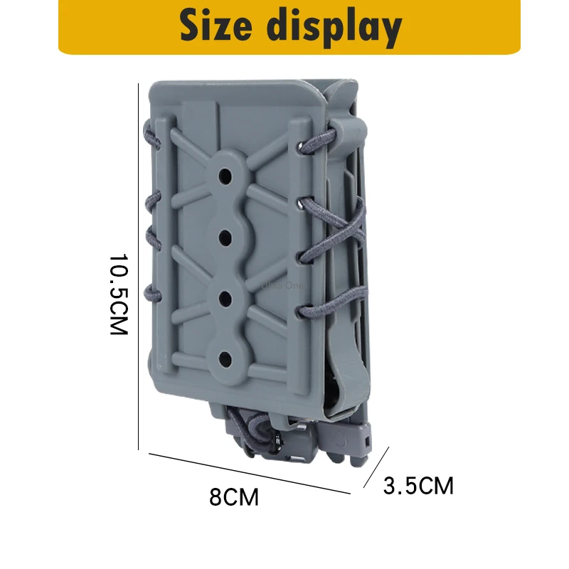 Bolsa de transporte para Rifle de caza, accesorio táctico Molle Mag de 5,56mm y 7,62mm, para caza y Tiro - imagen 2