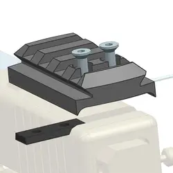 Placa de montaje de mira táctica G17 de 4 ranuras, Base, adaptador de montaje de riel Picatinny para Glock 17 19 22 23 26 27 34, placa de montaje de mira de punto rojo