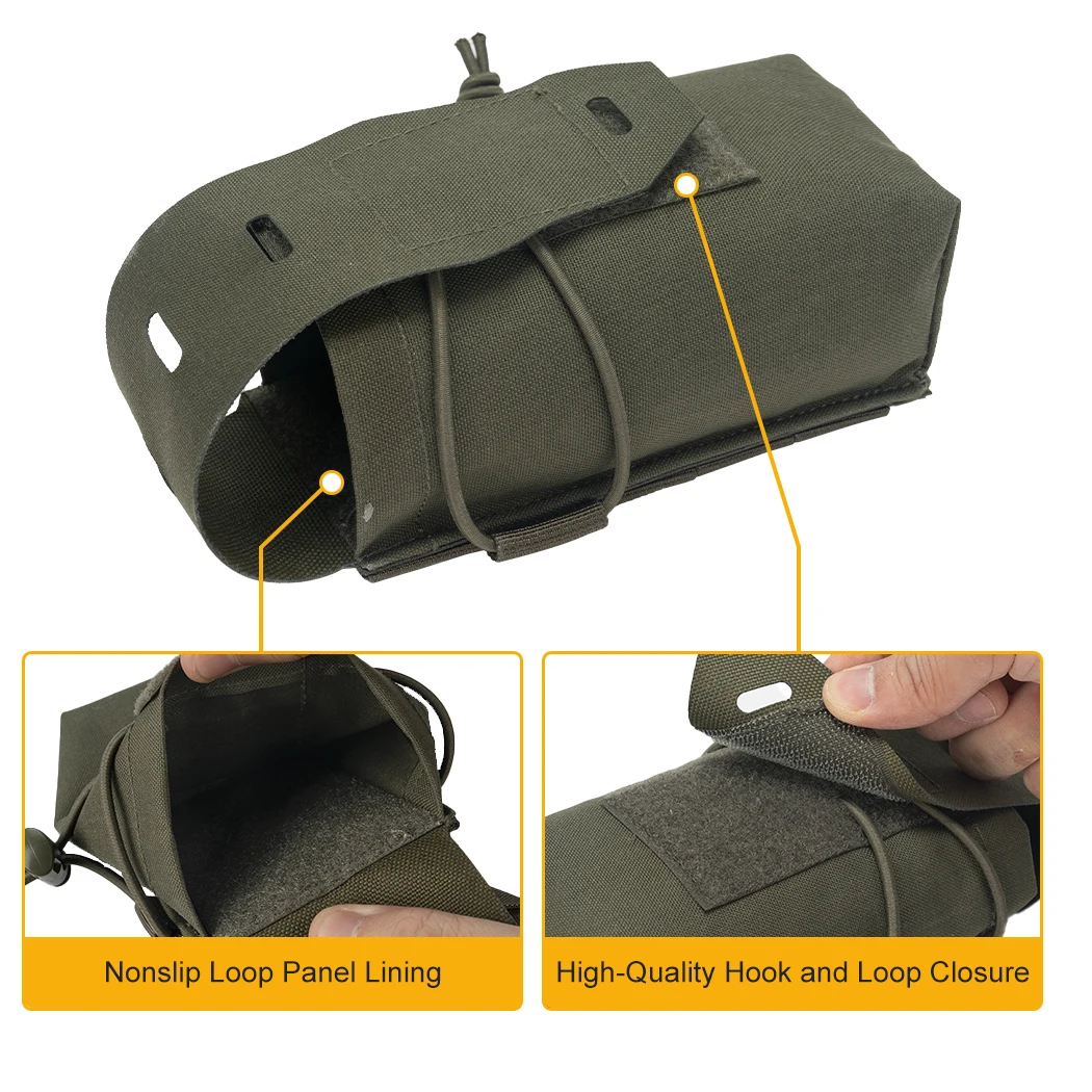 IDOGEAR táctico doble 5,56 Mag bolsa MOLLE revista bolsa Mag Carrier caza 3594 - imagen 4