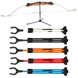 Soporte plegable para arco recurvo, soporte Vertical para tiro con arco, soporte para deportes al aire libre, equipo de caza, estante de tiro con arco, 1 Uds.