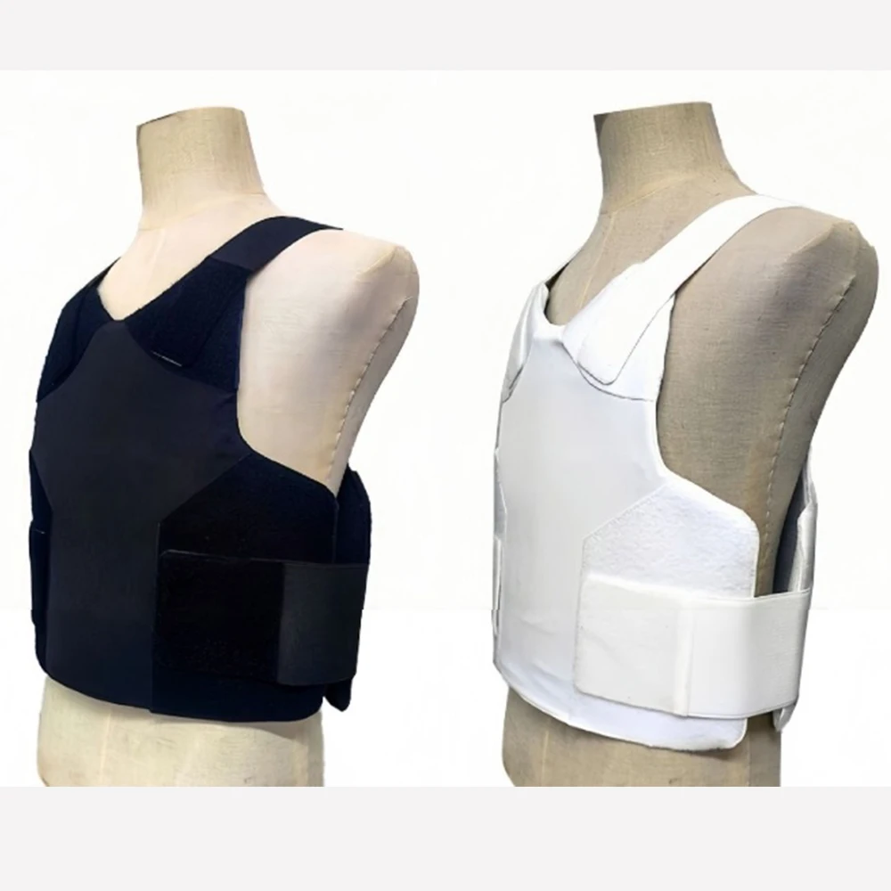 Chaleco antibalas NIJ IIIA nivel 3A Real, autodefensa, portador de placa oculta ultracómodo, armadura corporal táctica Stop9mm y 44mag - imagen 5