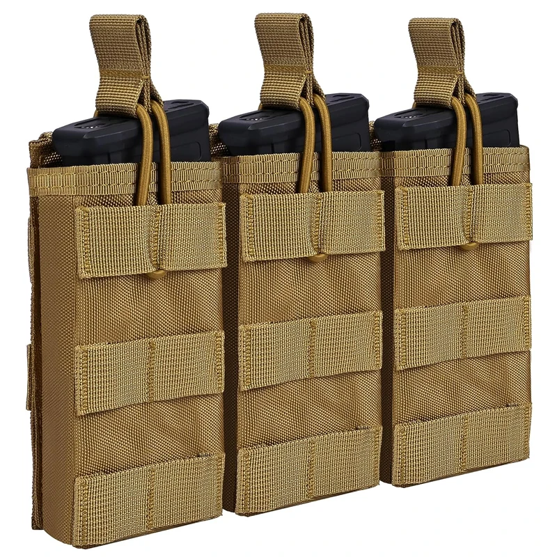 Bolsa Molle Mag para Rifle rápido, funda para cargador táctico de Parte superior abierta, de nailon 1000D, para AK AR M4 - imagen 2