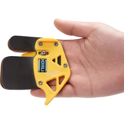 Toparchery protector dedo piel vaca – Tiro arco principiantes diestros