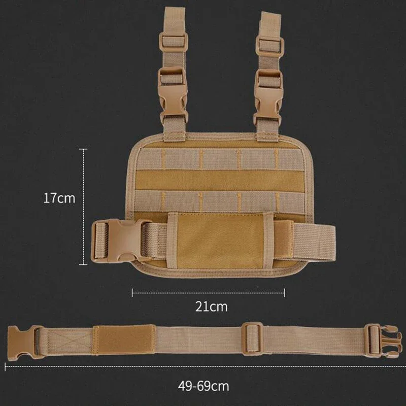 Tablero colgante de pierna Modular táctico 1000D, bolsa de revista portátil, pierna de pistola Molle, accesorio táctico colgante CS - imagen 4