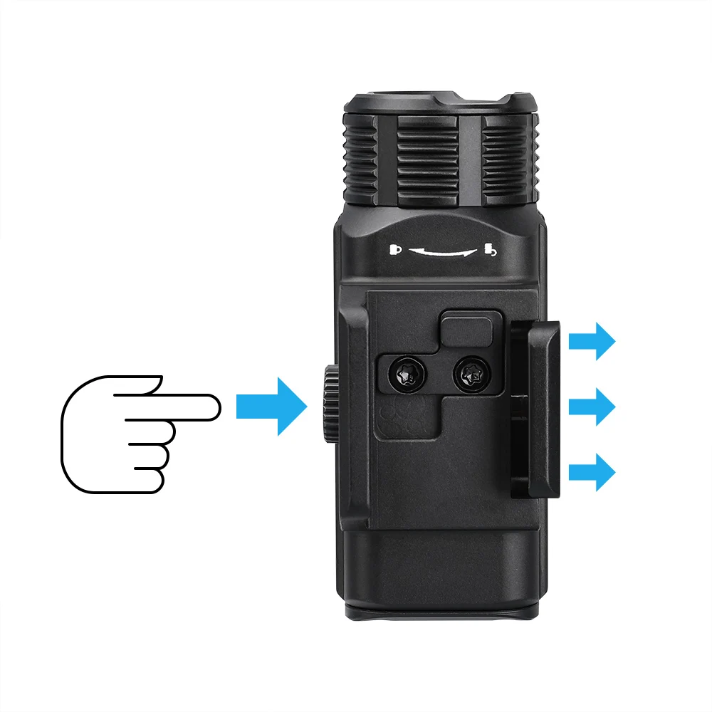 Linternas tácticas Trustfire GM05, linterna LED compacta de liberación rápida de 1050 lúmenes, USB 16340 IP65 para luces de pistola de armas de uso común - imagen 5