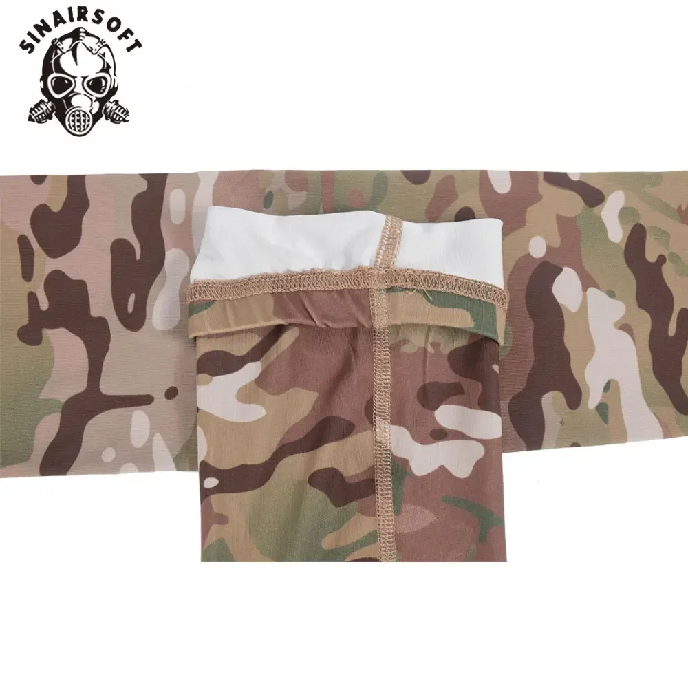SINAIRSOFT mangas elásticas tácticas para brazos, equipo de camuflaje, ciclismo, protector solar, transpirable, caza al aire libre - imagen 5