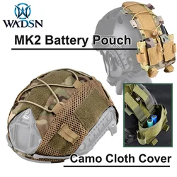Funda batería MK2 casco – Cubierta táctica camuflaje anti-reflejo