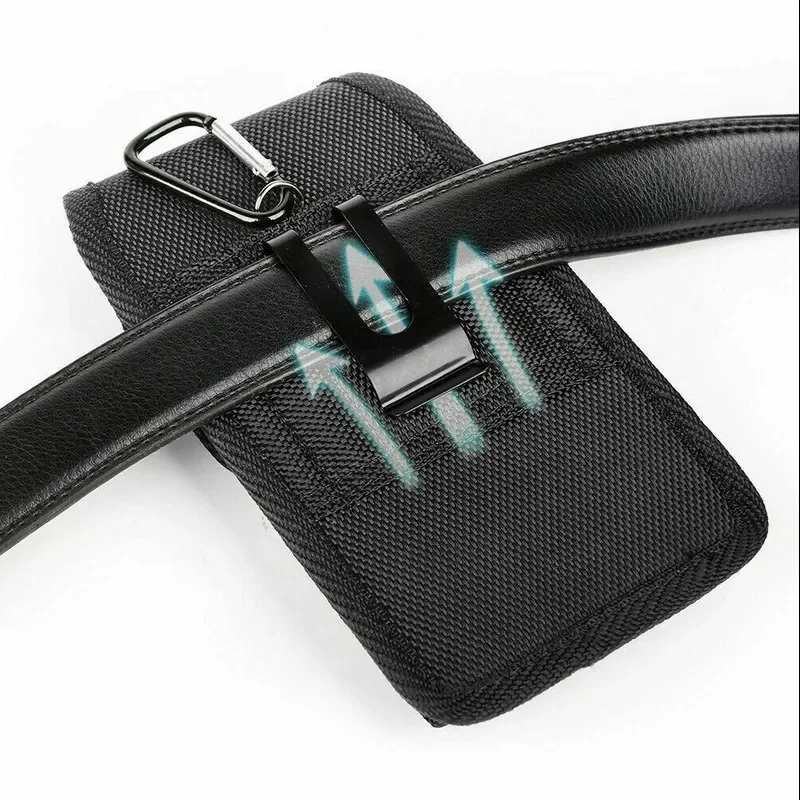 Bolsa táctica EDC para teléfono móvil, bolsa con Clip para cinturón, funda para teléfono de 4-6,3 pulgadas, paquete para exteriores, accesorios de caza de nailon impermeables - imagen 5