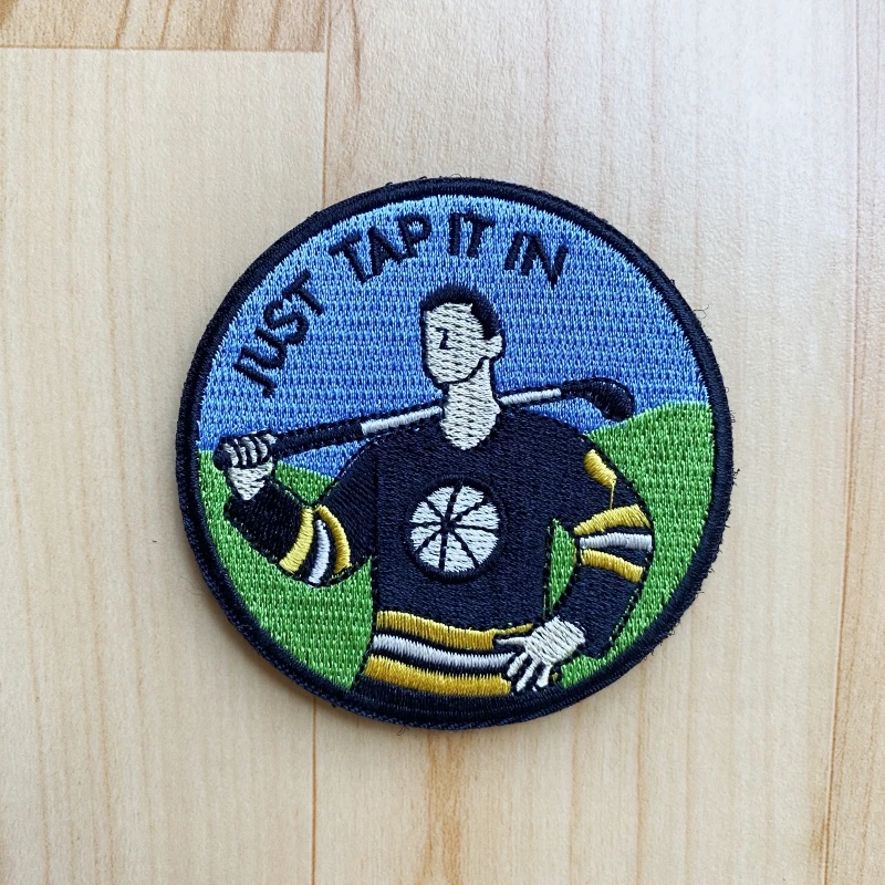Parche bordado para jugar al Golf, insignia de moral, pegatinas de tela de gancho y bucle, solo toque en uniforme táctico, parches de moral - imagen 2