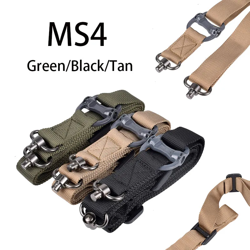 Magpu MS4 MS3 Sling QD Mount eslingas para Rifle táctico Ruger 10/22 correa de nailon para pistola correas de seguridad de Metal para HK416 Airsoft AR10 AR15 - imagen 3