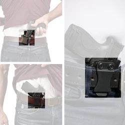 Cinturón interior táctico funda oculta Glock mano derecha doble hilera