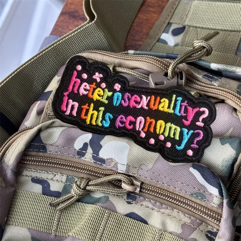 Parche bordado táctico para ropa, parches de gancho y bucle, pegatinas para mochila - imagen 3