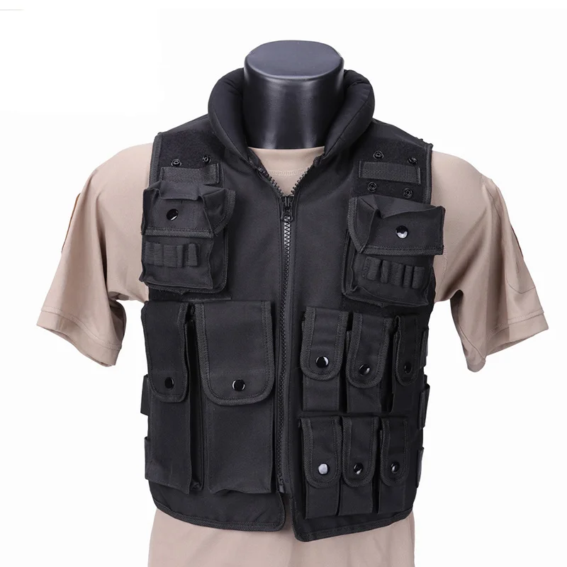 Chaleco táctico para chico, chaleco de combate SWAT para adultos, equipo de protección de entrenamiento para juegos al aire libre, ropa para niños, uniforme Cs - imagen 2