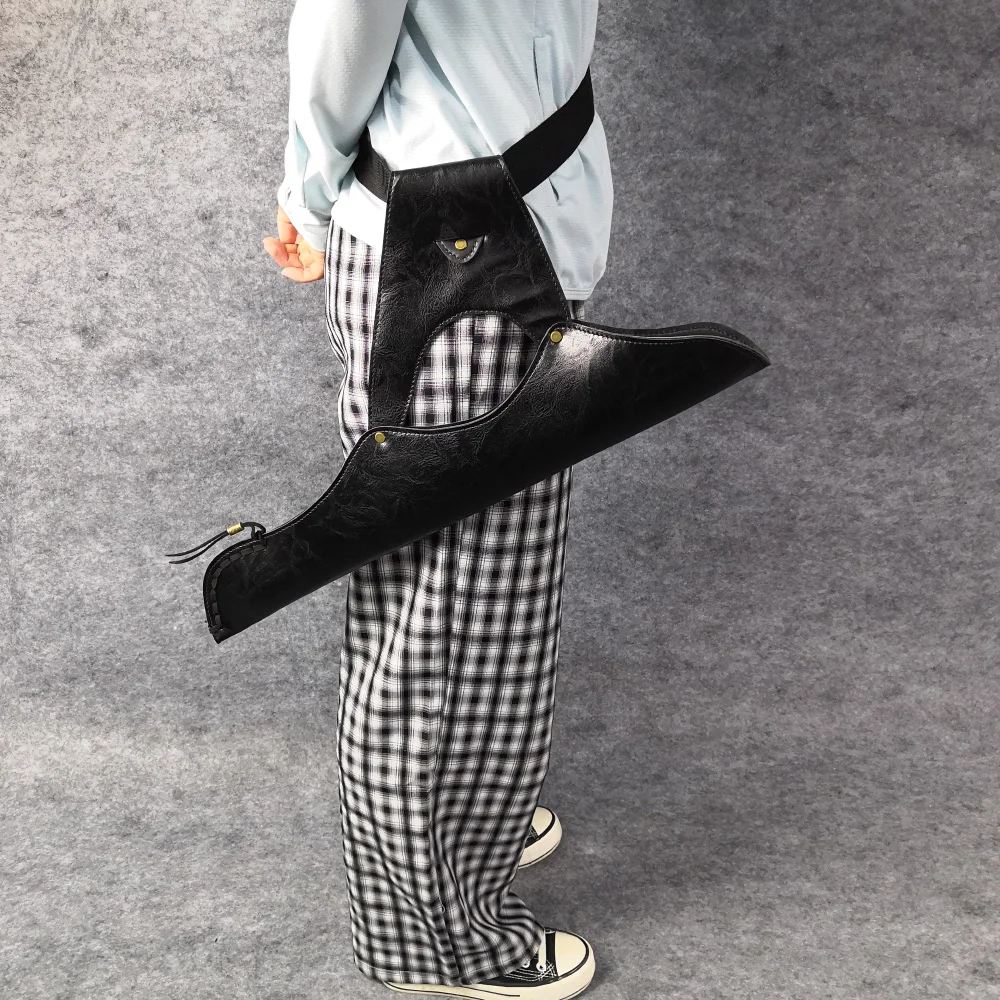 Juego de protector de brazo de aljaba de tiro con arco de PU, arco tradicional compuesto recurvo, arco de mano izquierda/derecha, tiro, objetivo de caza, bolsa de flecha, protector de brazo - imagen 3