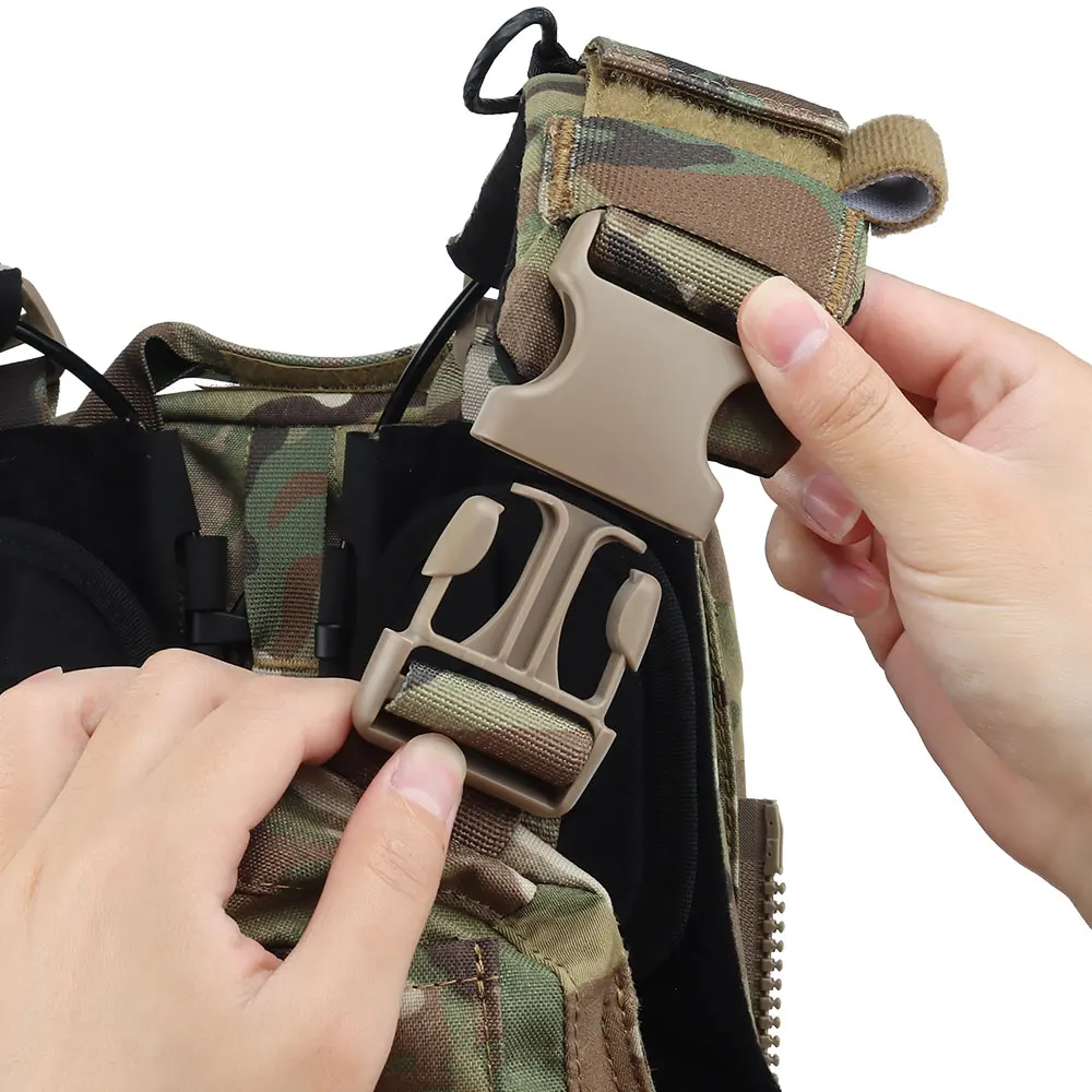 Chaleco táctico porta placas CPC con sistema MOLLE resistente - imagen 5