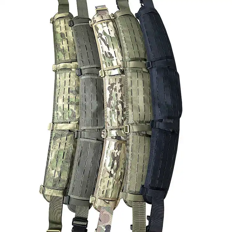 Nuevo sello de cintura, cinturón de corte láser, Molle, tela de malla plegable, bolsa de reciclaje, sistema de accesorios, bolsa de almacenamiento - imagen 4