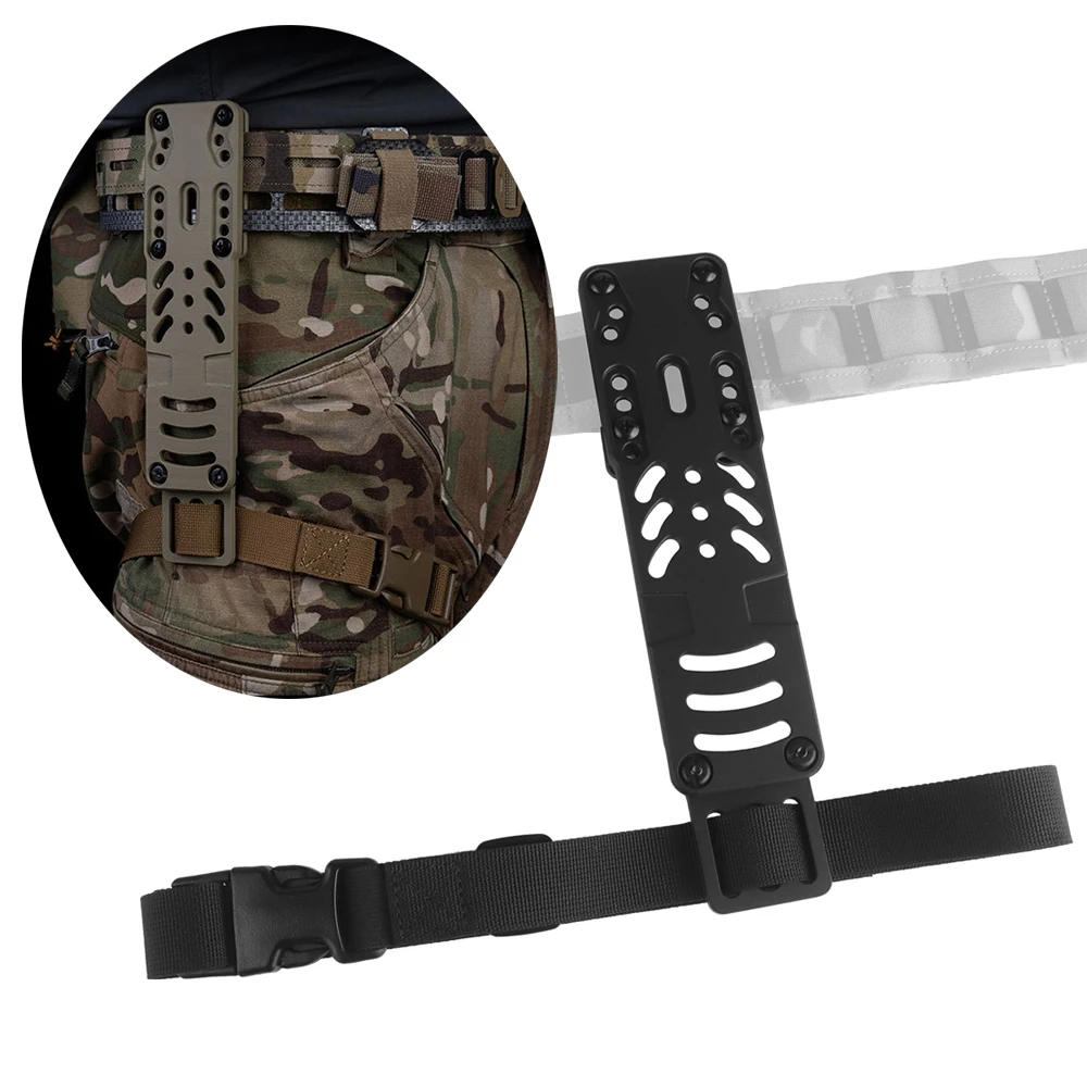 Adaptador de funda Modular táctica 2,0 MHA correa para pierna MOLLE cinturón de batalla montado QLS MLS ELS accesorios de caza