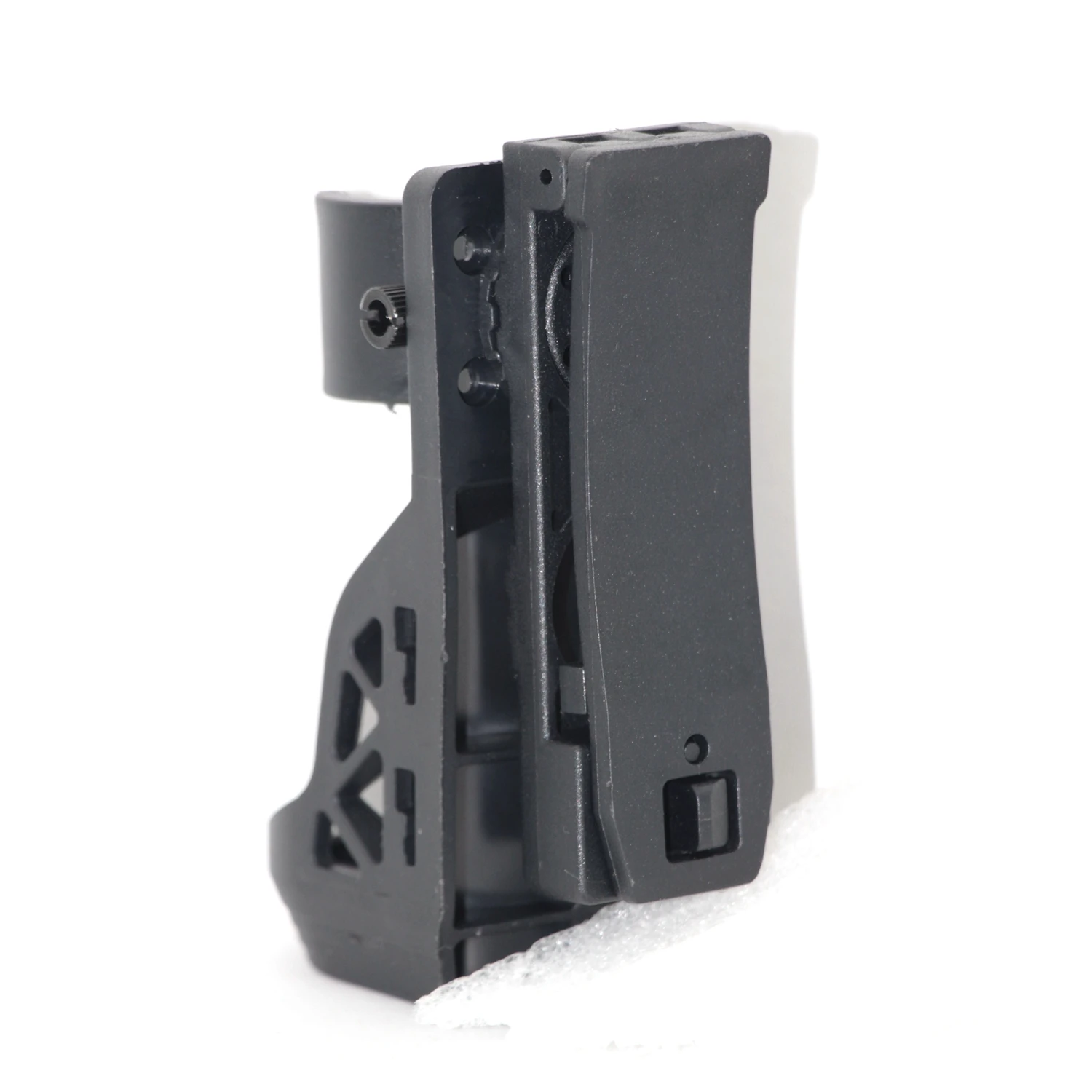 Funda para linterna, cinturón con palanca, sistema de bloqueo lateral, soporte giratorio para linterna, apto para equipo táctico de 1 "-1,55" - imagen 3