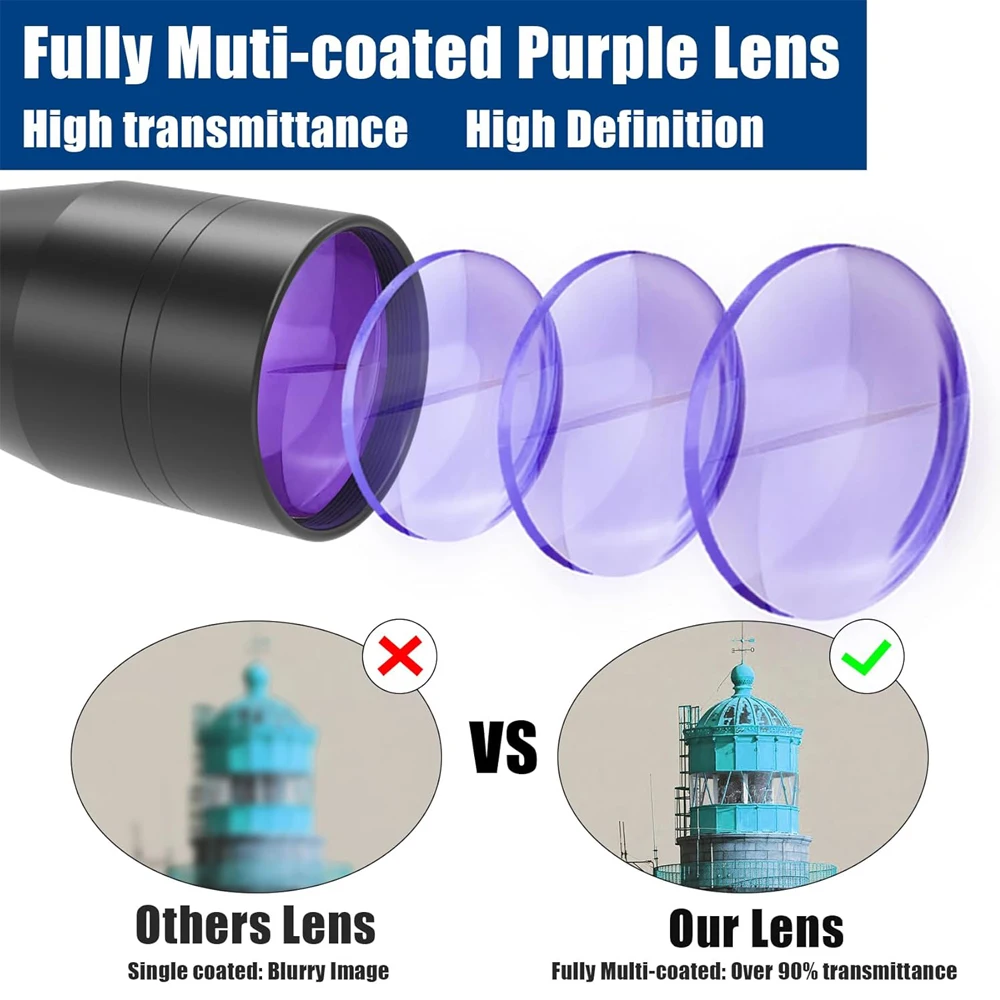 Mira telescópica táctica de 3-9x40mm, mira de caza, lente púrpura, mira óptica de largo alcance para rieles de 20mm/11mm - imagen 2