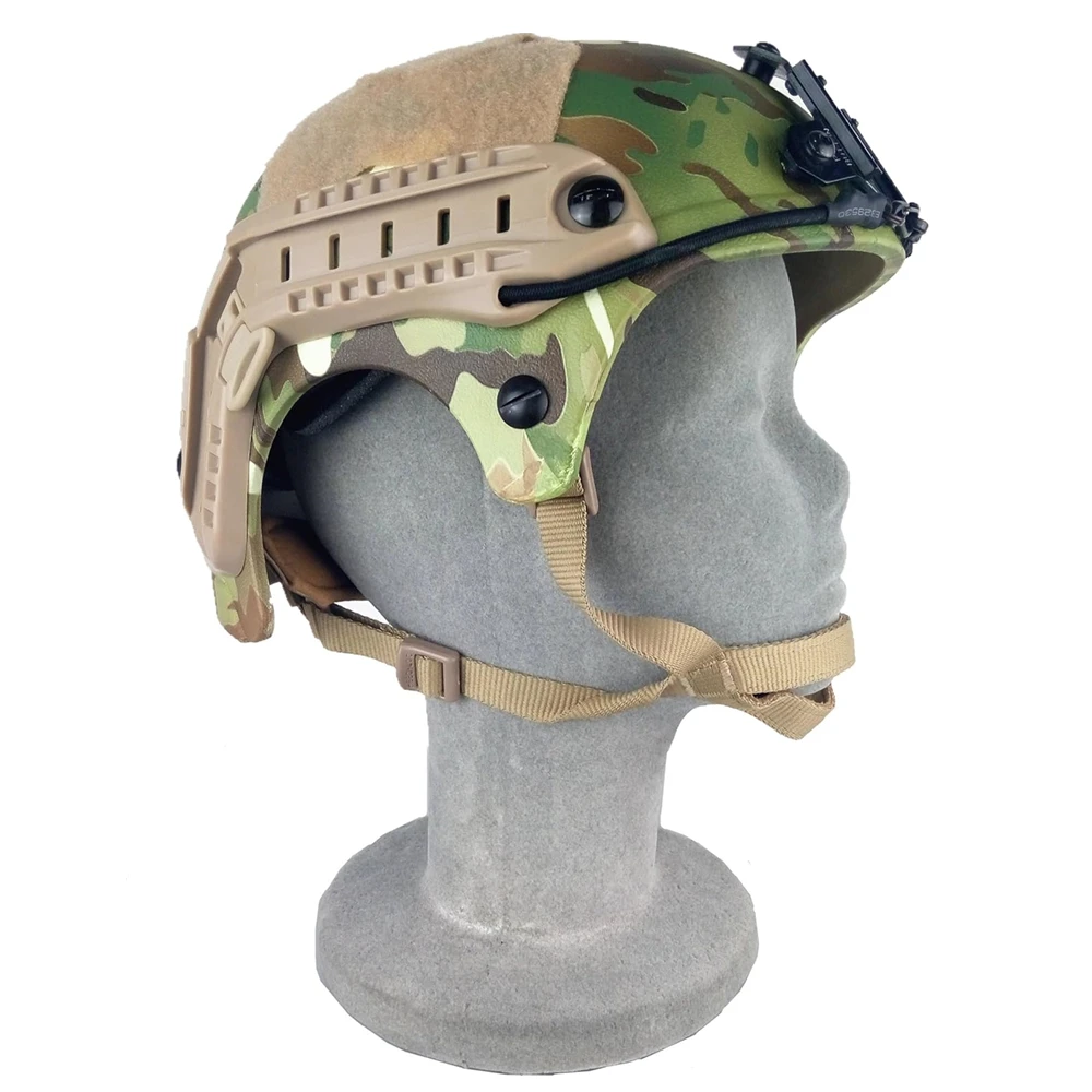 Accesorios para casco táctico de 4 puntos, sistema de retención, correa para la barbilla con pernos y tornillos para casco Mich ACH Fast IBH - imagen 3