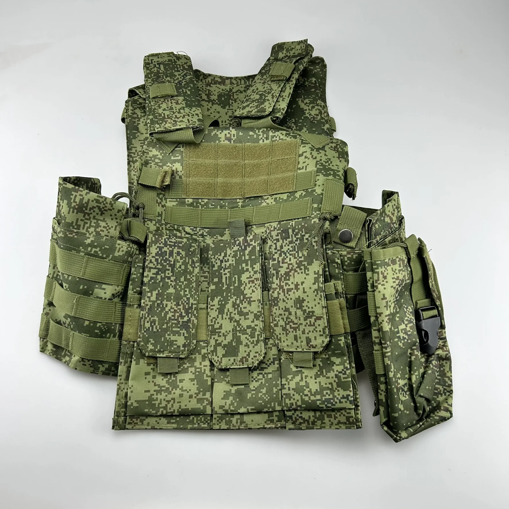 Chaleco táctico EMR ligero 6094: portador de armadura transpirable multiusos para airsoft y uso en exteriores - imagen 2