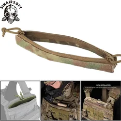 Inserto de bolsillo táctico para administrador con cierre de cremallera con gancho y bucle para chaleco de caza portador de placa MBAV Crye AVS