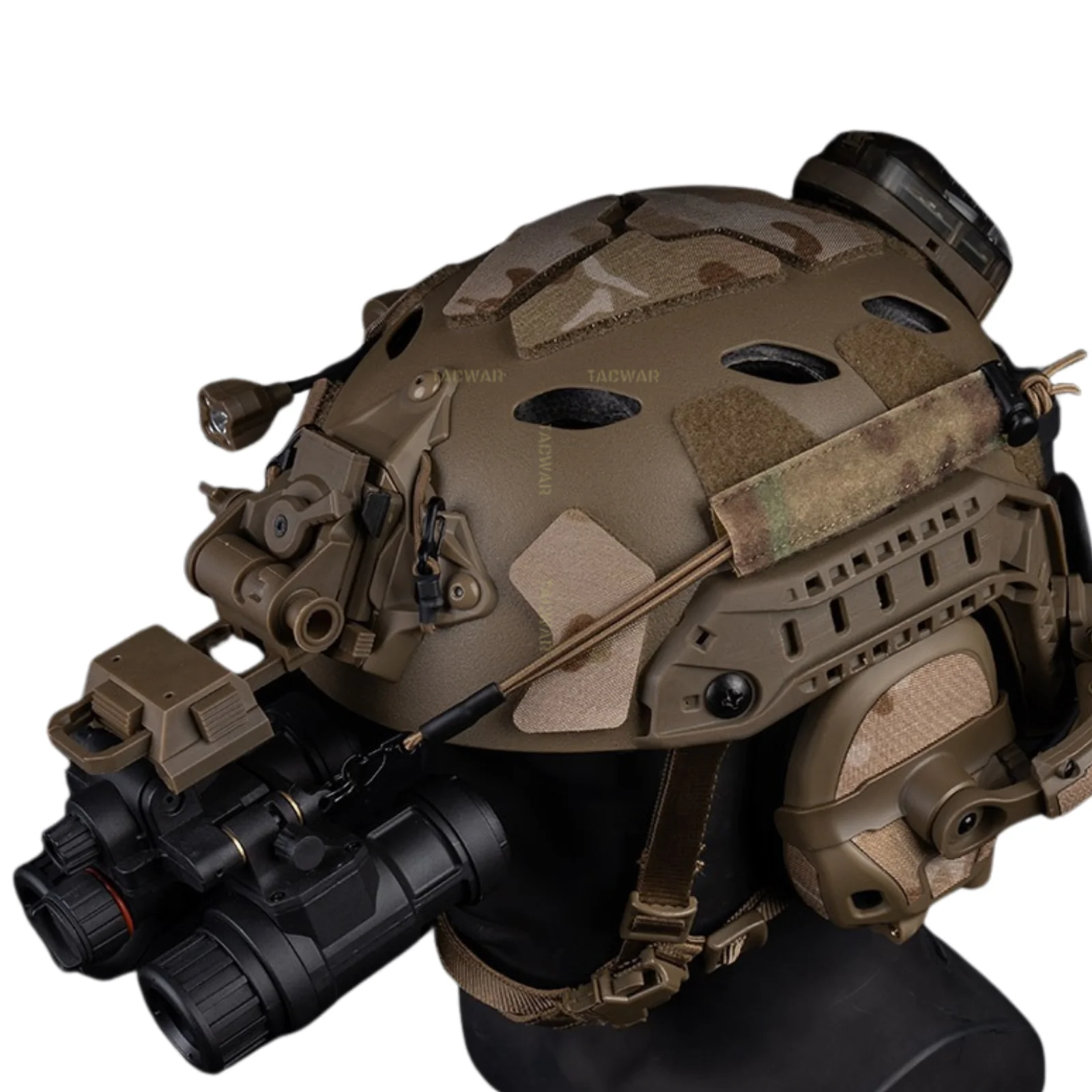 Cordón táctico NVG elástico de retención para casco PVS14 - imagen 4