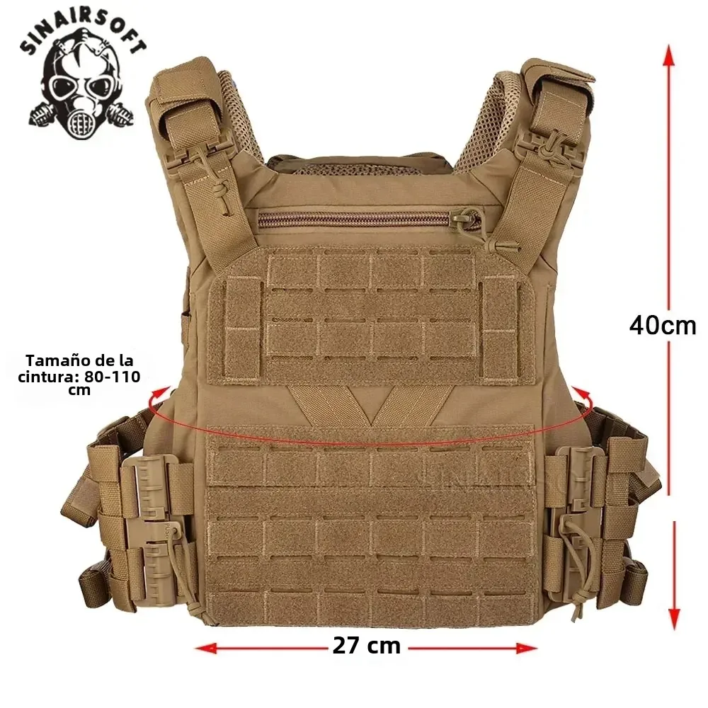 Chaleco táctico portador de placa K19 para exteriores, nuevo sistema de liberación rápida 3,0 de nailon 500D de tamaño completo, chalecos de combate, equipo Airsoft de Paintball - imagen 4