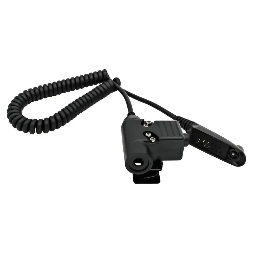 Táctico U94 PTT, para COMTA MSA EARMOR TCA Adaptador de auriculares, para Motorola Walkie-talkies GP140 GP320 GP328 GP338 GP338 GP338 - imagen 4