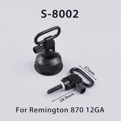 Adaptador eslinga QD metal giratorio Mossberg 500 Remington 870