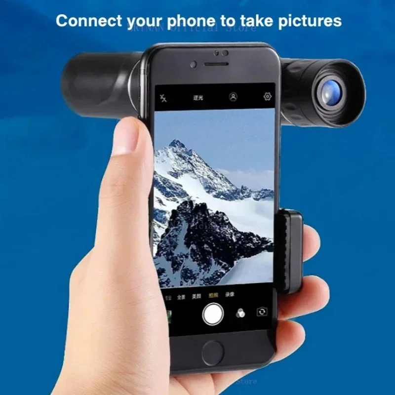 Telescopio HD con Zoom de 500x25, binoculares profesionales BAK4 potentes, Monocular portátil de largo alcance o turismo de acampada al aire libre - imagen 4