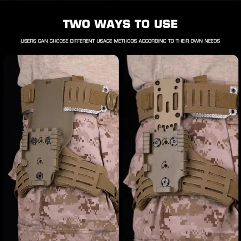 Funda táctica 6354DO para G17 + X300 ARC, juego de accesorios de placa de presión baja, mallas de cintura de liberación rápida para caza Airsoft ALS - imagen 5