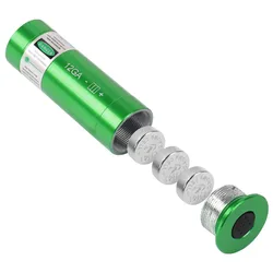 Calibrador láser rojo calibre 12 – Mira de orificio con interruptor