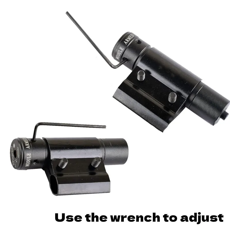 Mira láser Universal de punto rojo/verde para Rifle, pistola, Montaje compacto Picatinny Weaver, 11/20mm - imagen 4