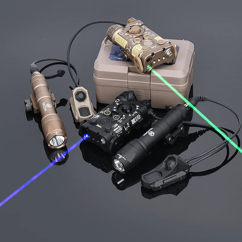 WADSN Surefir SF Metal NGAL rojo verde azul IR Dot luz estroboscópica blanca M300 M600 linterna lámpara de caza Airsoft Scout Accesorios - imagen 5