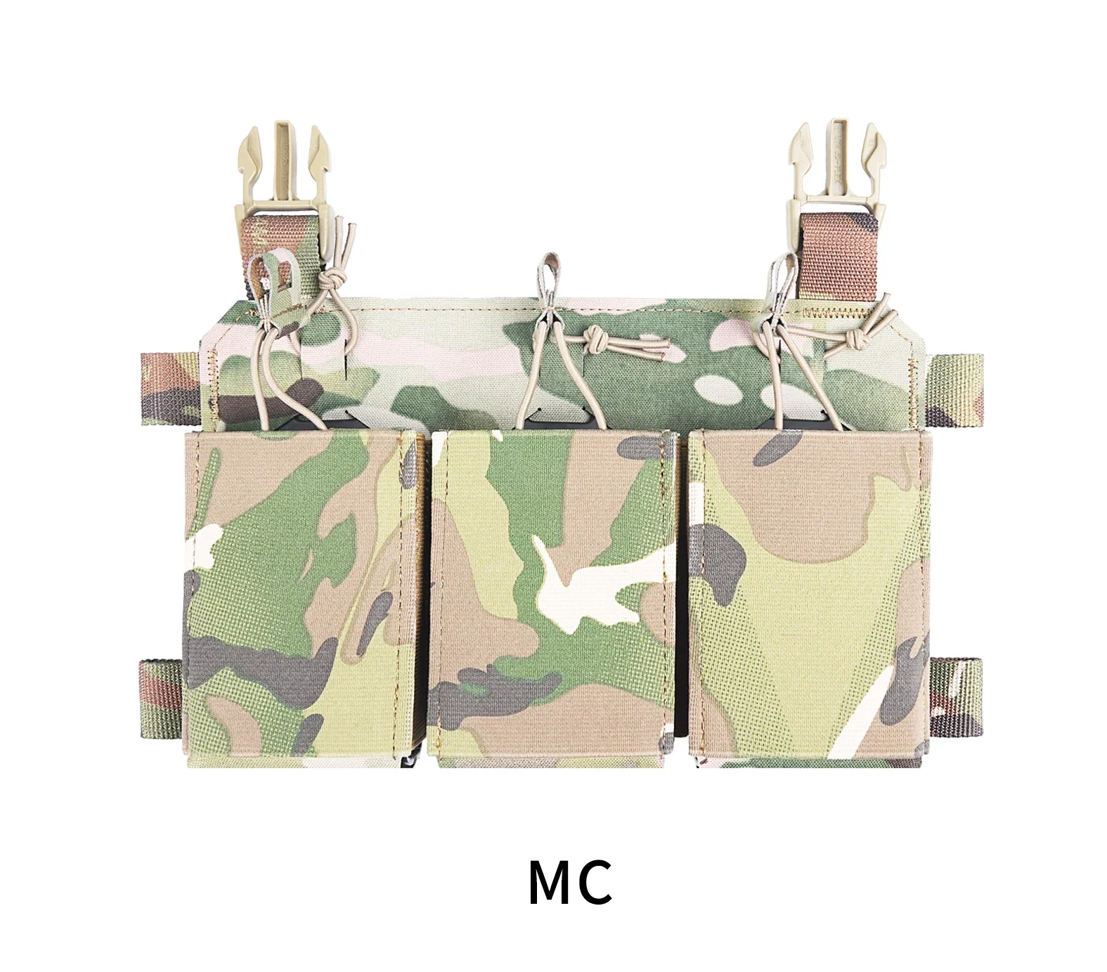 Hsp Style Thorax Triple Rifle Mag 556 762 545 solapa frontal Airsoft táctico Molle accesorios equipo de juego de guerra al aire libre - imagen 2