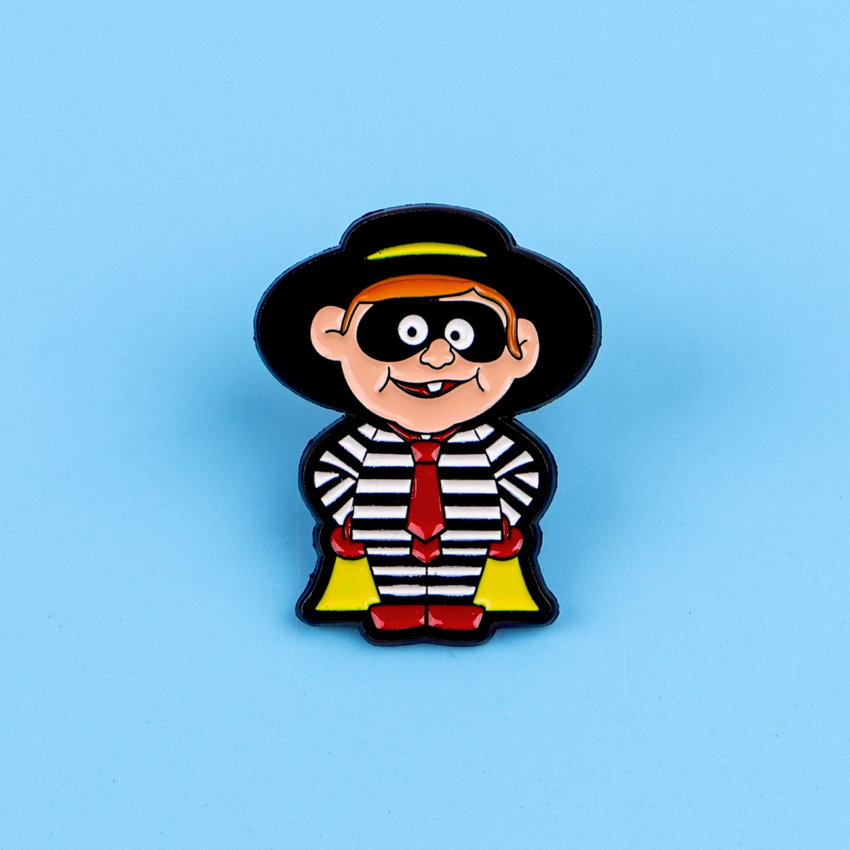 Broche esmaltado ladrón animado – Insignia decorativa para ropa - imagen 4