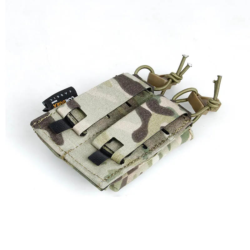 Bolsas de doble Clip para caza táctica, chaleco colgante en el pecho, accesorios para cintura, bolsas de Magzine - imagen 4