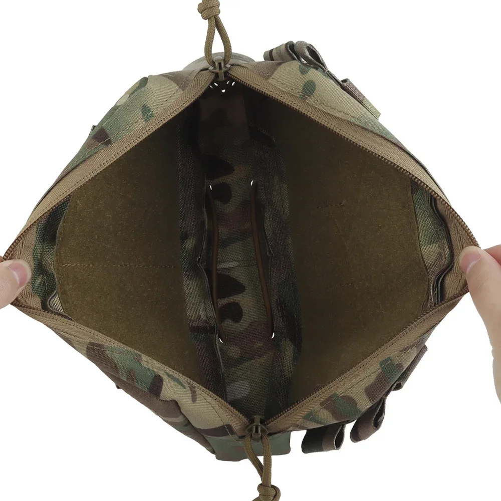 Bolsa táctica MOLLE de cintura EDC con cierre mágico para portaplacas - imagen 4