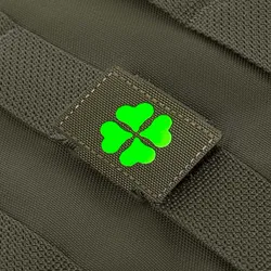 Parche luminoso trébol de la suerte MOLLE para mochila táctica