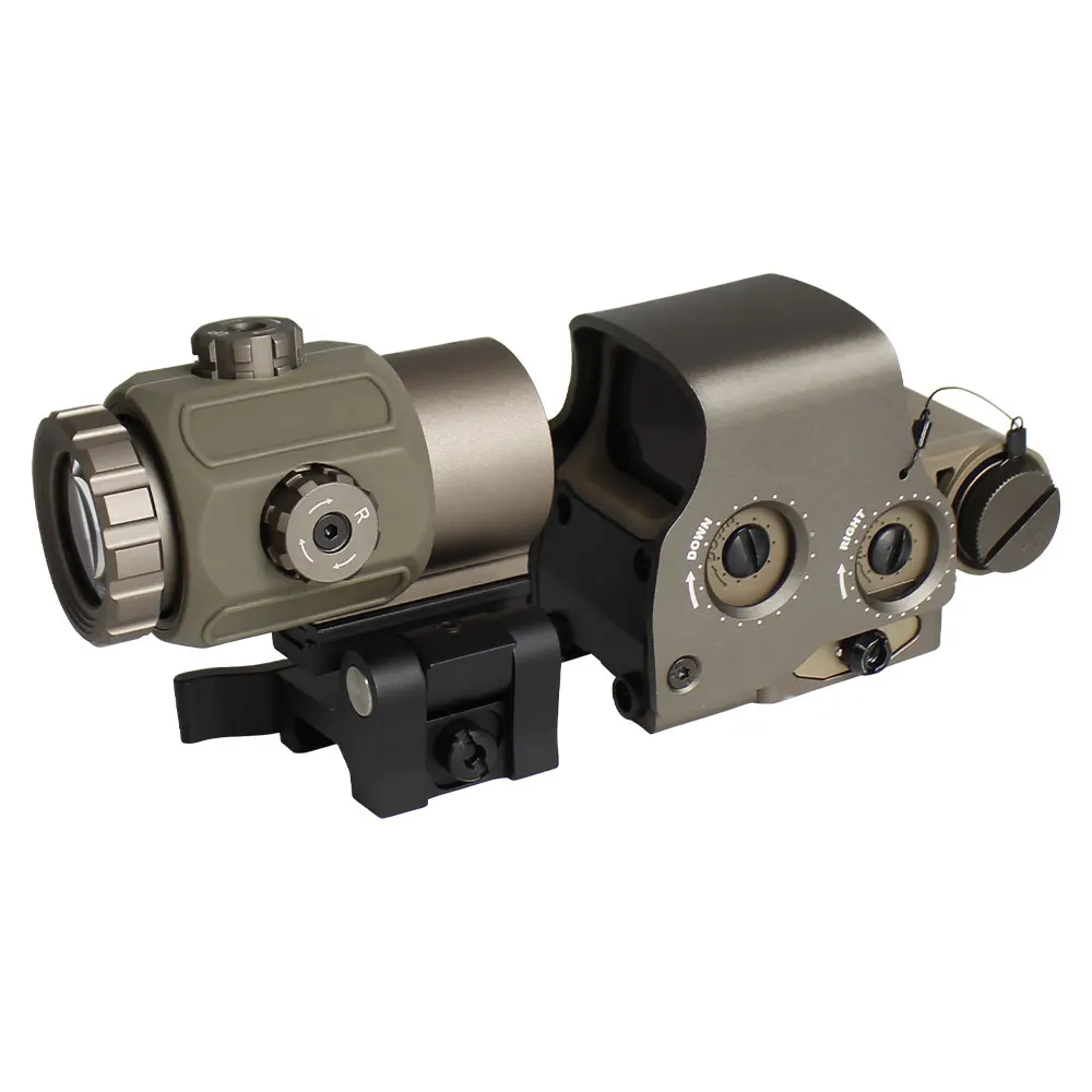 Mira holográfica de punto rojo SOTAC-EXPS3 558, lupa G43 3X con elevador óptico rápido y combinación de montaje FTC, marcas completas - imagen 2