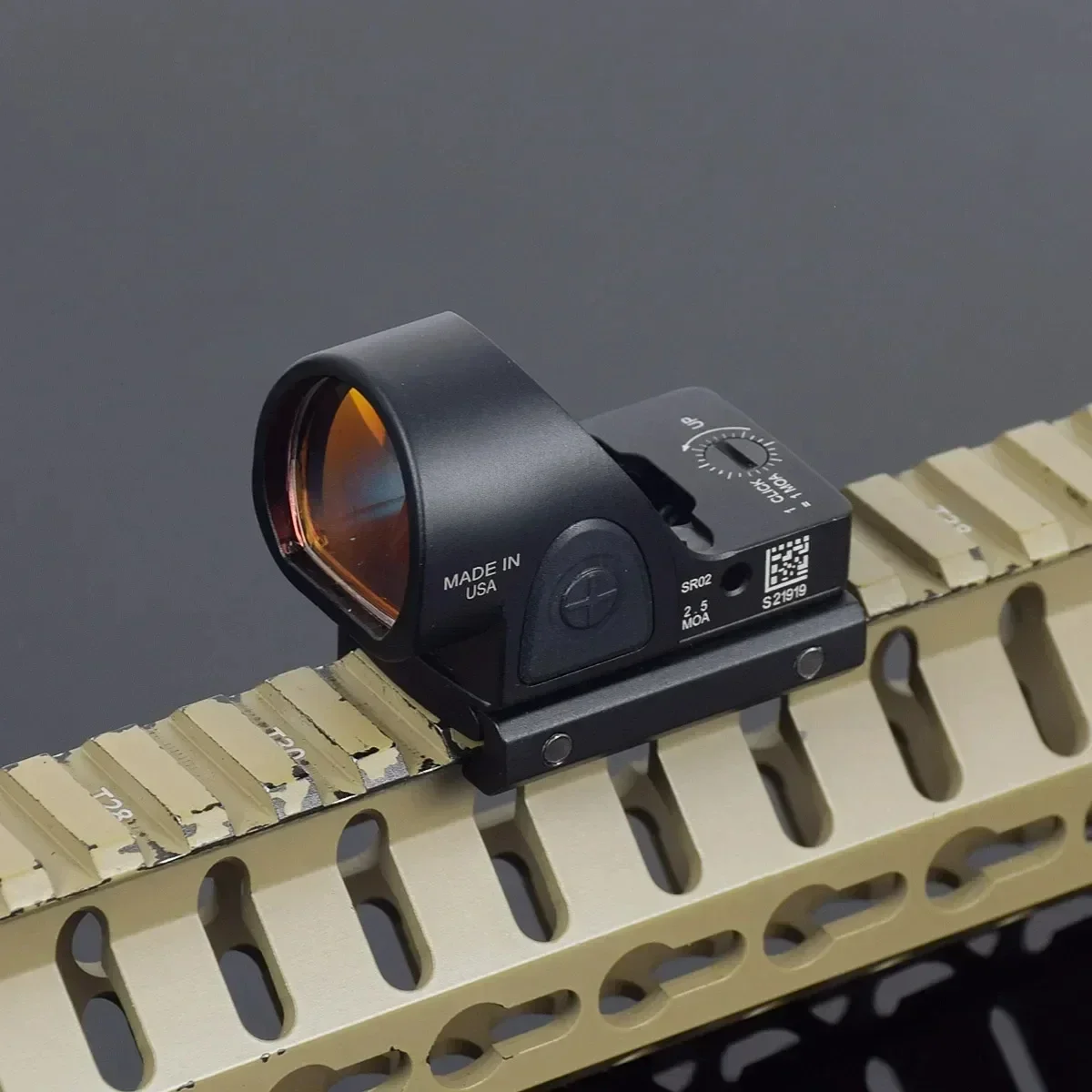 Mira telescópica táctica de punto rojo, Material de nailon metálico G17 G19, 9x19mm, pistola de 20mm, práctica de tiro, caza - imagen 4