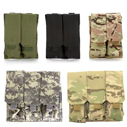 Porta revistas MOLLE doble 5,56/7,62 mm para AK-47/74, M4 y AR-15