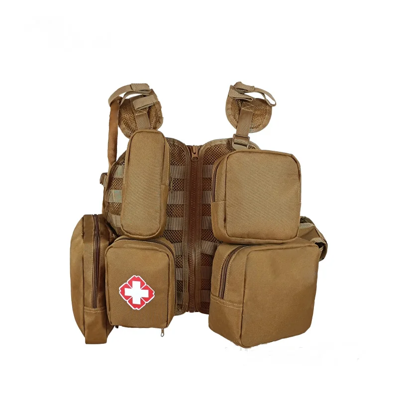 Chaleco de aramida ignífugo multifuncional para exteriores, equipo de transporte para Escape de autorescate, ignífugo, táctico, Oxford - imagen 5