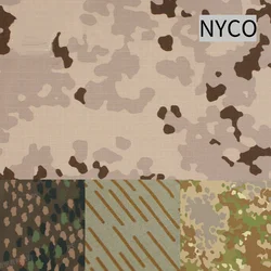 Tela militar NYCO ripstop camuflaje desierto Bundeswehr