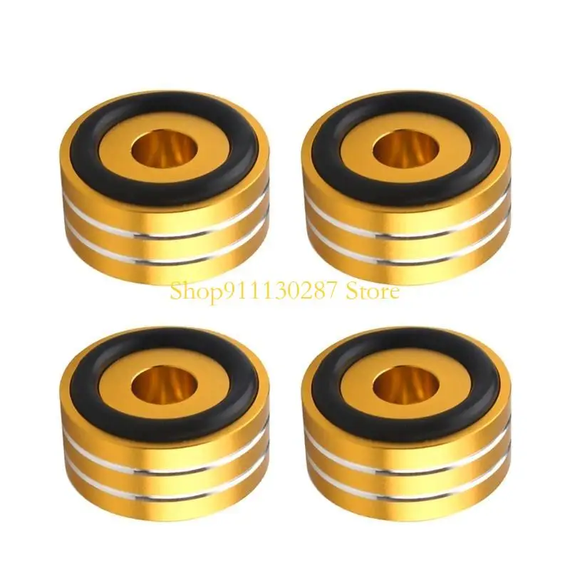 Soportes absorción vibración J1HC, alfombrillas protectoras suelo altavoz ajustables aluminio para equipos